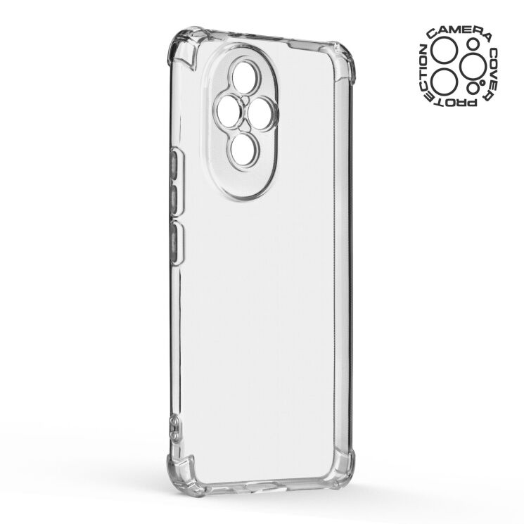 Силиконовый (TPU) чехол ArmorStandart Air Force для Honor 200 - Clear: фото 3 из 6