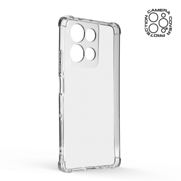 Силиконовый (TPU) чехол ArmorStandart Air Force для Motorola Moto G75 - Clear: фото 2 из 6