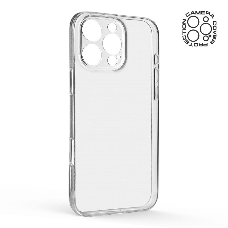 Силиконовый (TPU) чехол ArmorStandart Air Series для Apple iPhone 16 Pro Max - Clear: фото 3 из 6