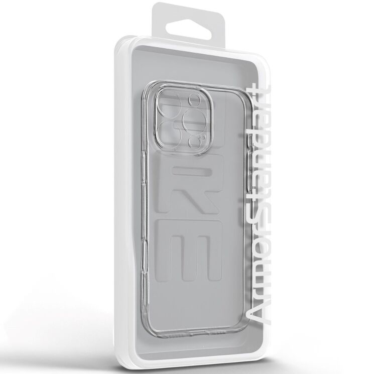 Силиконовый (TPU) чехол ArmorStandart Air Series для Apple iPhone 16 Pro Max - Clear: фото 2 из 6