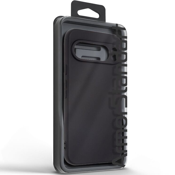 Силиконовый (TPU) чехол ArmorStandart Matte Slim Fit для Google Pixel 10 Pro XL - Black: фото 3 из 5