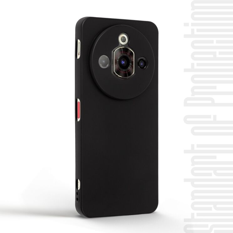 Силиконовый (TPU) чехол ArmorStandart Matte Slim Fit для ZTE Nubia Focus Pro - Black: фото 2 из 5