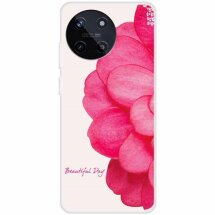 Силиконовый (TPU) чехол Deexe Life Style для Realme 11 4G - Pink Flower: фото 1 из 5