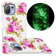 Силиконовый (TPU) чехол Deexe LumiCase для Xiaomi Mi 11 Lite / 11 Lite NE - Flower (233543I)