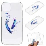 Силіконовий (TPU) чохол Deexe Pretty Glossy для Apple iPhone 11 Pro Max - Feather and Bird (253120G)