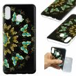 Силиконовый (TPU) чехол Deexe Pretty Glossy для Samsung Galaxy M20 - Colorized Butterfly (245203J)
