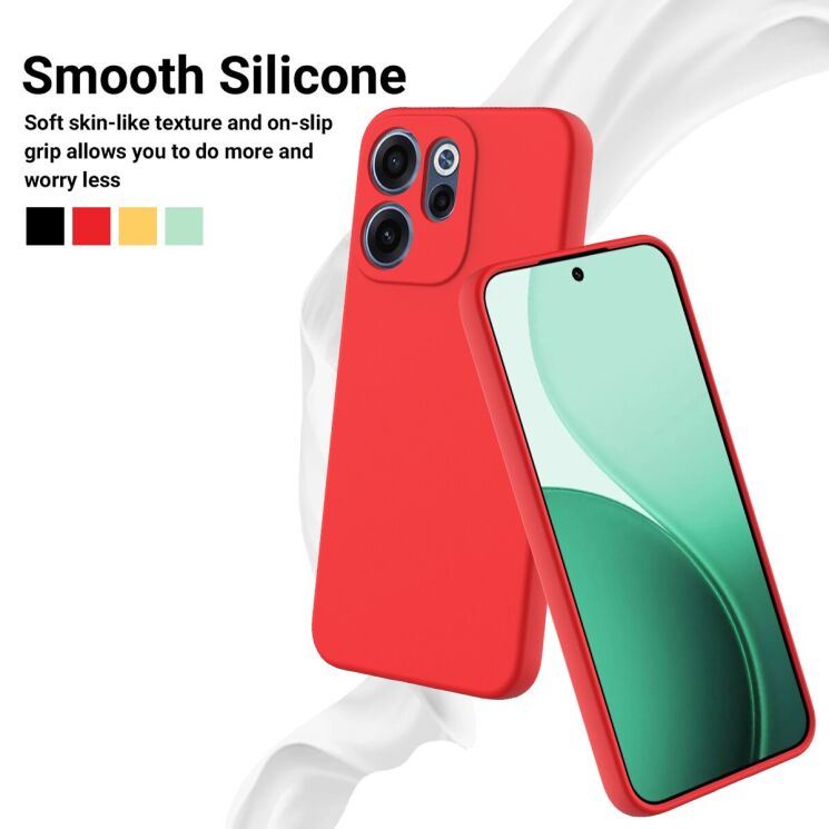 Силиконовый (TPU) чехол Deexe Silicone Case для OPPO Reno 15 F/FS - Black: фото 4 из 9