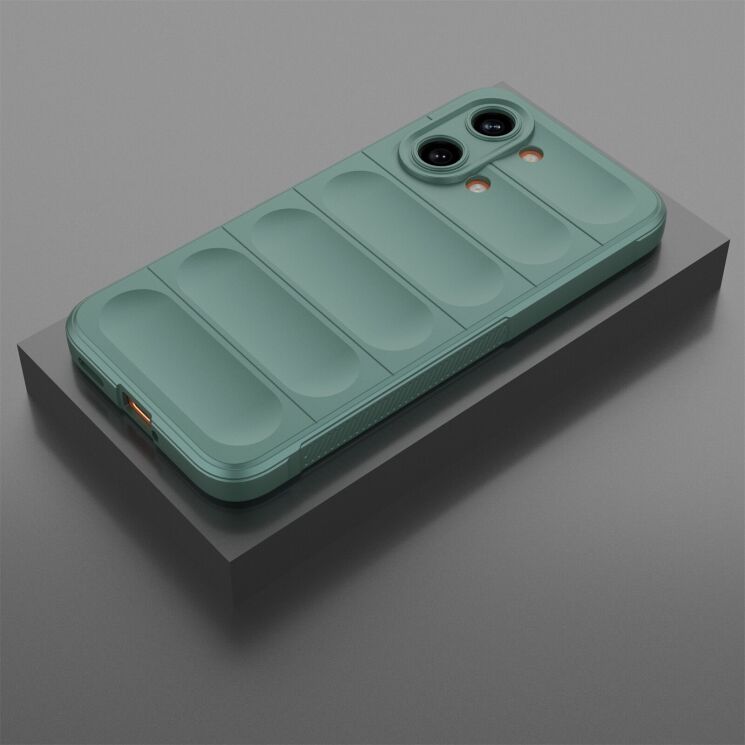 Силиконовый (TPU) чехол Deexe Terra Case для Xiaomi Poco X8 Pro Max - Green: фото 4 из 6