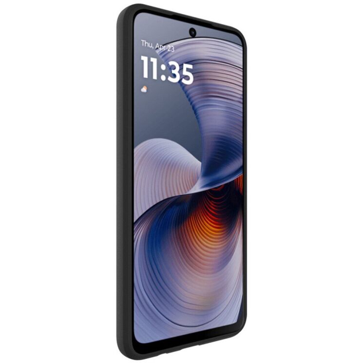 Силиконовый (TPU) чехол IMAK UC-3 Series для Motorola Moto G55 - Black: фото 3 из 10