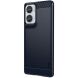 Силиконовый (TPU) чехол MOFI Carbon Fiber для Motorola Moto G85 - Blue (357022L). Фото 2 из 9