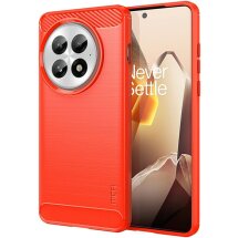 Силиконовый (TPU) чехол MOFI Carbon Fiber для OnePlus 13 - Red: фото 1 из 9