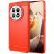 Силиконовый (TPU) чехол MOFI Carbon Fiber для OnePlus 13 - Red (373013R). Фото 1 из 9