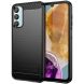 Силиконовый (TPU) чехол MOFI Carbon Fiber для Samsung Galaxy M15 (M156) - Black (349511B). Фото 1 из 11