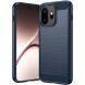 Силіконовий (TPU) чохол UniCase Carbon для OnePlus 15T - Blue (410419L). Фото 1 з 9