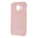 Силиконовый (TPU) чехол UniCase Glitter Cover для Samsung Galaxy J4 2018 (J400) - Rose Gold (149620RG). Фото 2 из 4