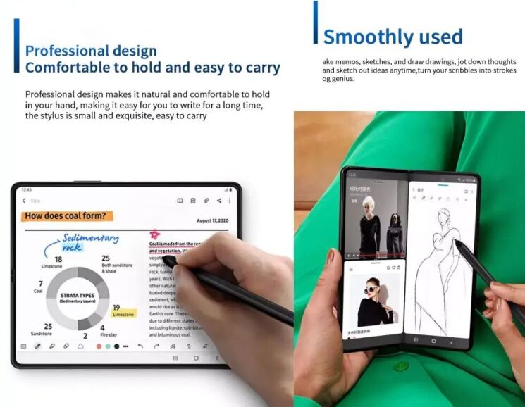 Стилус WIWU S Pen Fold Edition - Black: фото 5 из 5