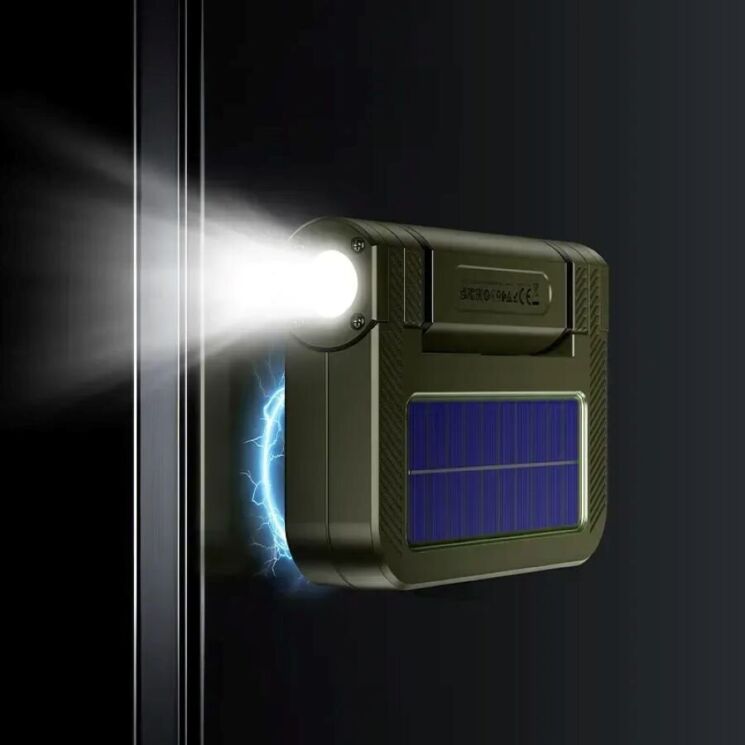Светодиодная лампа Hoco DL22 Solar Powered (5000mAh) - Green: фото 10 из 11