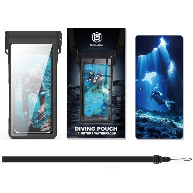 Вологозахисний чохол SHELLBOX Waterproof Bag - Blue: фото 13 з 13