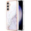 Захисний чохол Deexe Marble Case для Samsung Galaxy S24 FE (S721) - White (367578W)