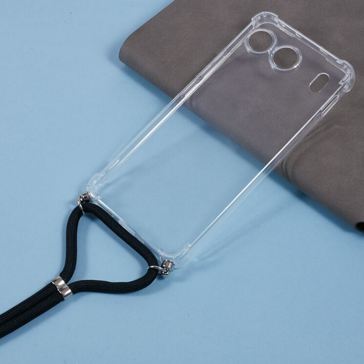 Захисний чохол UniCase AirBag with Strap для OnePlus Nord 4 - Transparent: фото 3 из 5