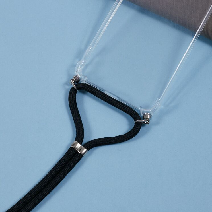 Захисний чохол UniCase AirBag with Strap для OnePlus Nord 4 - Transparent: фото 4 из 5