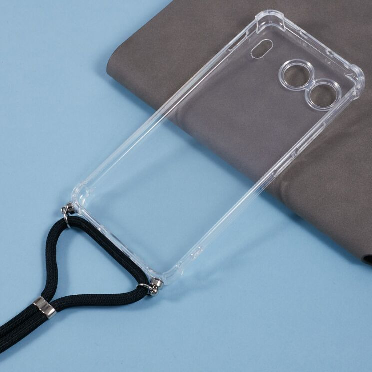 Захисний чохол UniCase AirBag with Strap для OnePlus Nord 4 - Transparent: фото 2 из 5