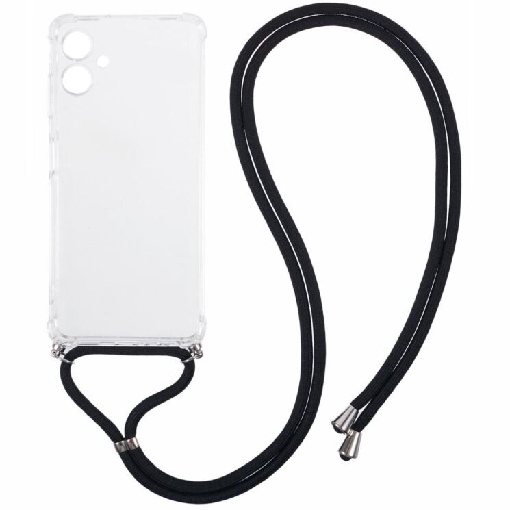 Захисний чохол UniCase AirBag with Strap для Samsung Galaxy A06 (A065) - Transparent: фото 1 из 5
