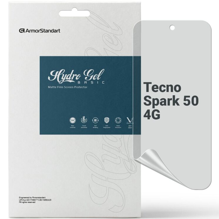 Защитная пленка на экран ArmorStandart Matte для TECNO Spark 50: фото 1 из 5