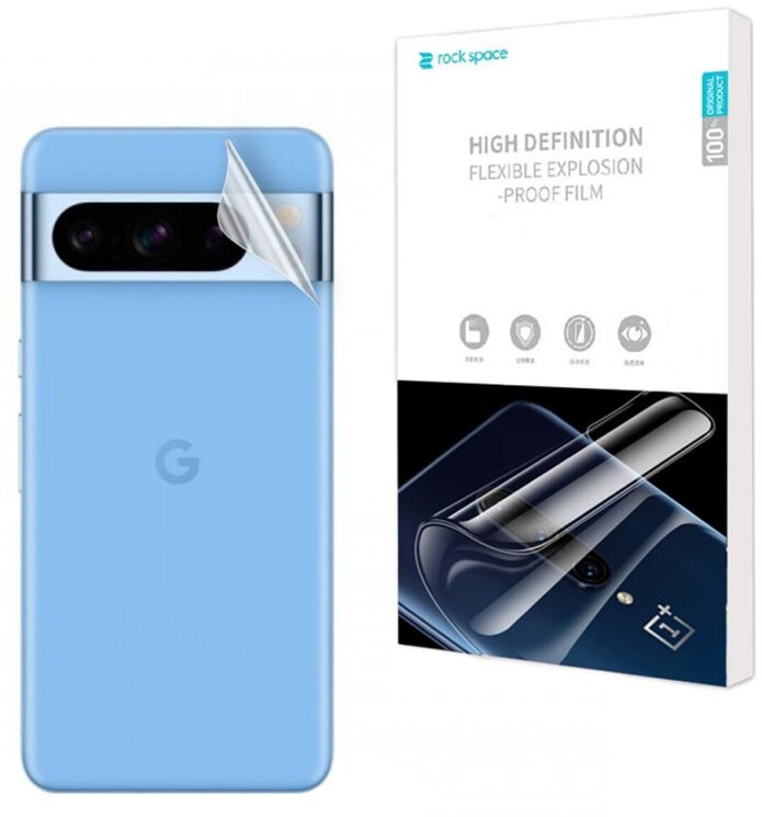 Защитная пленка на заднюю панель RockSpace Explosion-Proof SuperClear для Google Pixel 8 Pro: фото 1 из 9