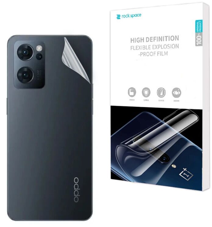 Захисна плівка на задню панель RockSpace Explosion-Proof SuperClear для OPPO Reno 7 5G Chinese: фото 1 з 9