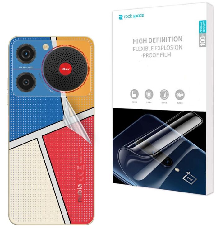 Захисна плівка на задню панель RockSpace SuperClear для ZTE Nubia Music: фото 1 з 9
