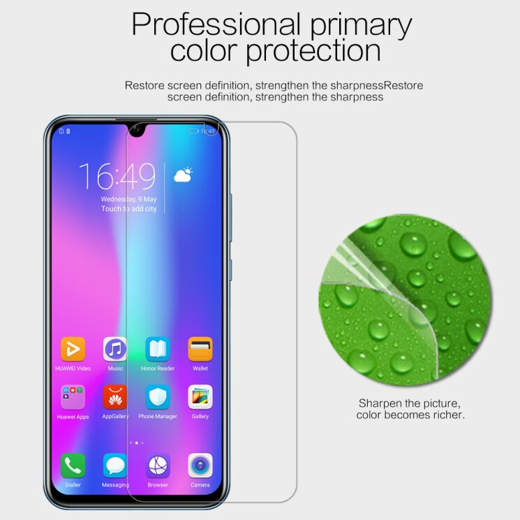 Защитная пленка NILLKIN Crystal для Huawei Honor 10 Lite / P Smart (2019): фото 8 из 14
