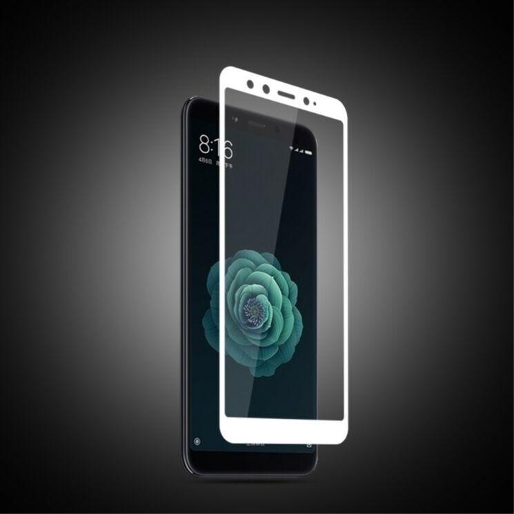 Защитное стекло AMORUS Full Glue Tempered Glass для Xiaomi Mi 6X / Mi A2 - White: фото 3 из 3