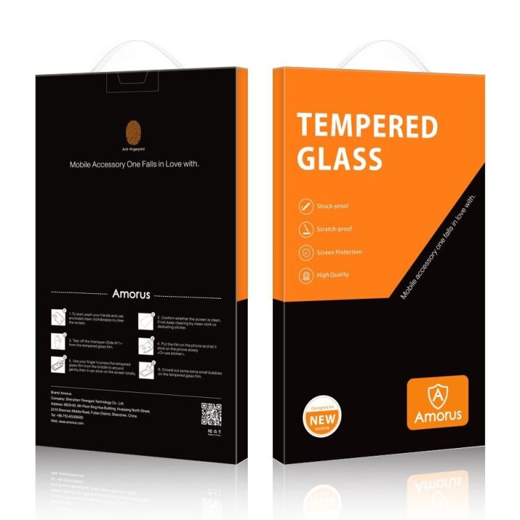 Защитное стекло AMORUS Ultra Clear для Samsung Galaxy S22 (S901) / Galaxy S23 (S911) - Transparent: фото 9 из 9