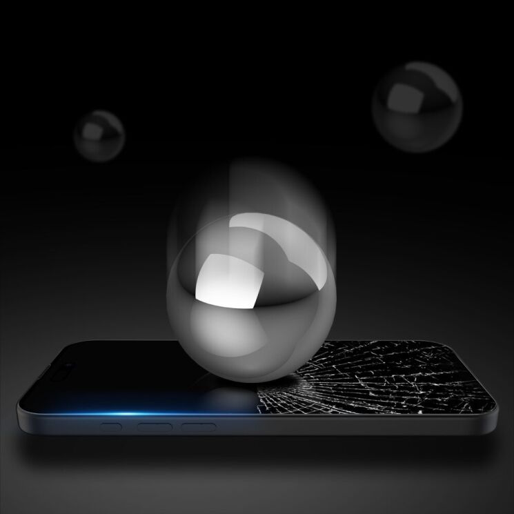 Защитное стекло DUX DUCIS Full Glue для Apple iPhone 16 Pro Max - Black: фото 3 из 9