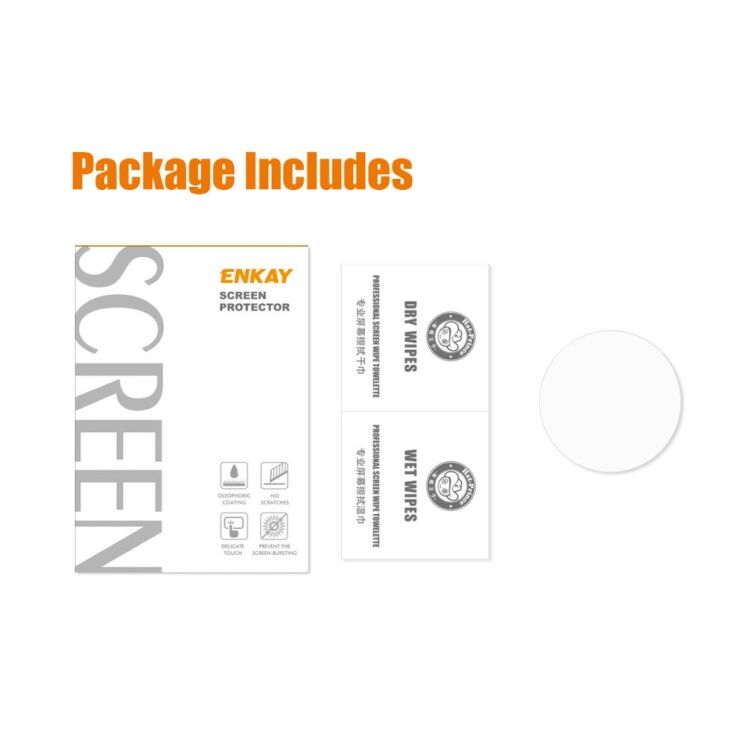 Защитное стекло ENKAY 9H Screen Protector для Samsung Galaxy Watch 4 (44mm): фото 9 из 10
