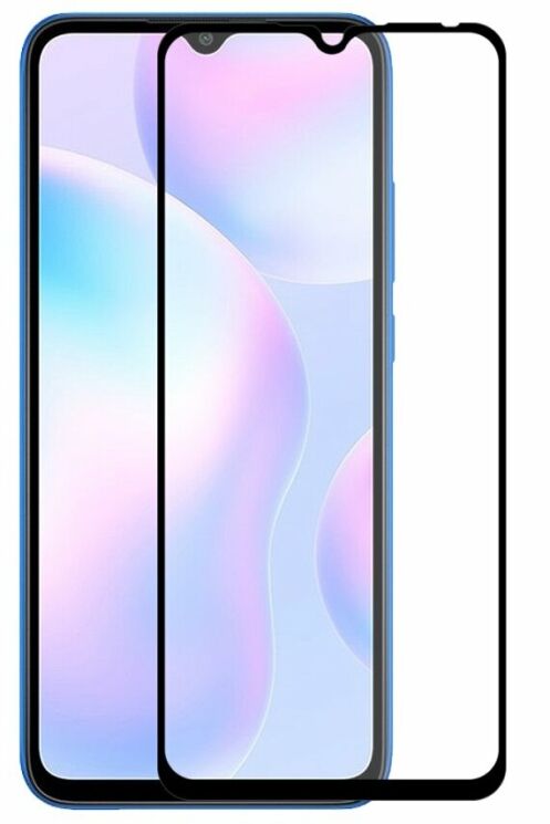 Защитное стекло ENKAY Full Glue для Xiaomi Redmi 9 / Redmi 9A / Redmi 9C - Black: фото 1 из 11