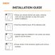 Защитное стекло ENKAY Full Glue для Xiaomi Redmi 9 / Redmi 9A / Redmi 9C - Black (267927B). Фото 10 из 11