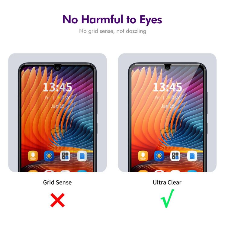 Защитное стекло HAT PRINCE Privacy для Samsung Galaxy A06 (A065) - Black: фото 5 из 7