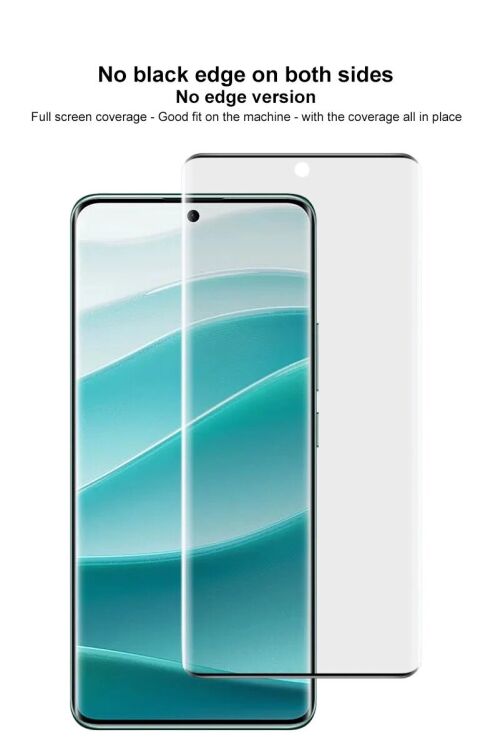 Защитное стекло IMAK 3D Curved Full Covering для Xiaomi Redmi Note 14 Pro 5G / Note 14 Pro Plus / Poco X7: фото 4 из 10