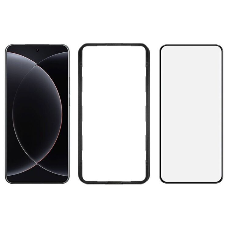 Защитное стекло IMAK 3D Curved Glass with Positioning Framework для Xiaomi 15 Ultra - Black: фото 5 из 8