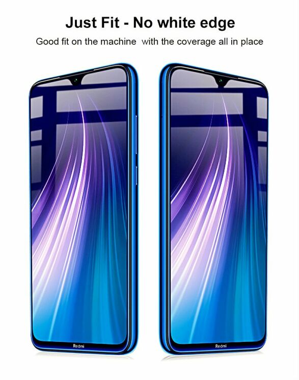 Защитное стекло IMAK 5D Pro+ Full Glue для Xiaomi Redmi Note 8 / Note 8 (2021) - Black: фото 7 из 13
