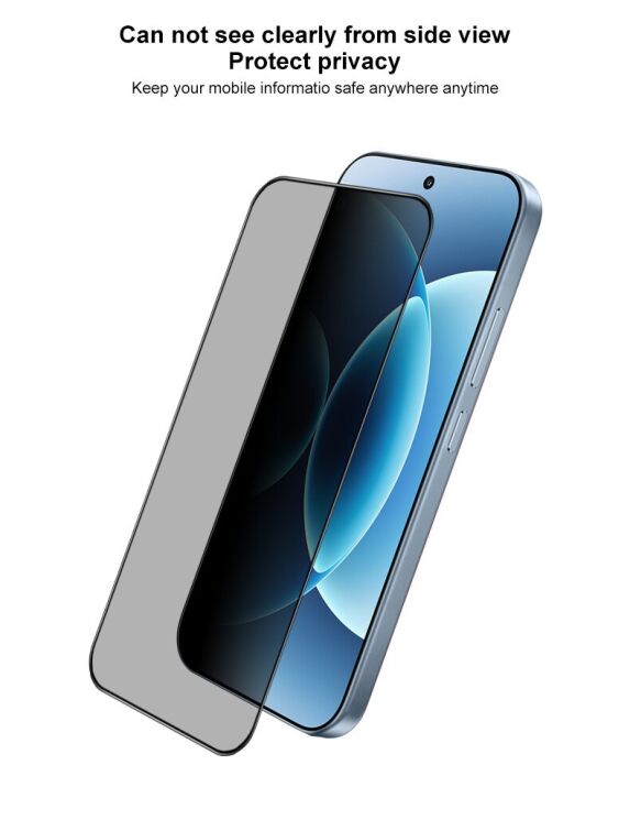 Защитное стекло IMAK HighPrivacy для Xiaomi 17 / 17 Pro - Black (390625B) Защитное стекло IMAK HighPrivacy для Xiaomi 17 / 17 Pro - Black: фото 10 из 13