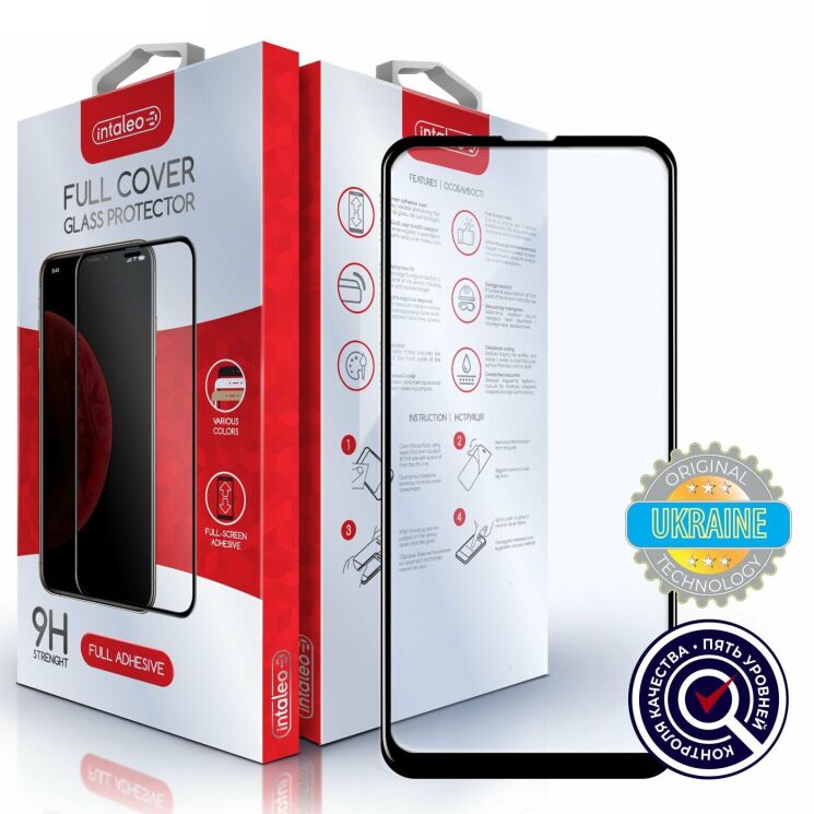 Захисне скло Intaleo Full Glue для Samsung Galaxy M11 (M115) - Black: фото 1 з 7