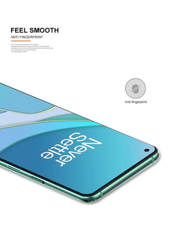 Защитное стекло MOCOLO Full Glue Cover для OnePlus 8T - Black: фото 5 из 7