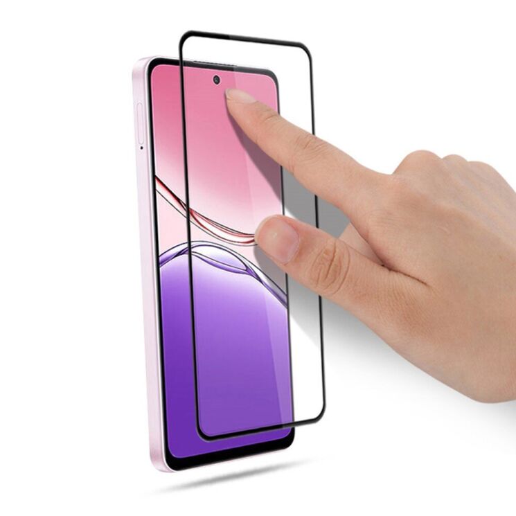 Захисне скло MOCOLO Full Glue Cover для OPPO A5 Pro (4G/5G) - Black: фото 4 з 6