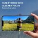 Защитное стекло на камеру AMORUS Lens Protector для Apple iPhone 15 Pro Max - Black (329280B). Фото 5 из 7