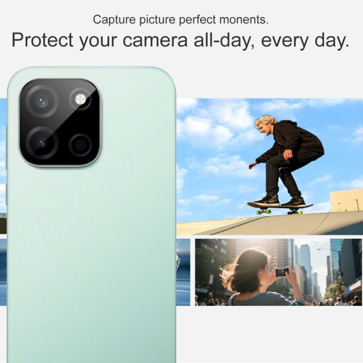 Захисне скло на камеру IMAK Black Glass Lens для OnePlus Nord 6 - Black: фото 4 з 7
