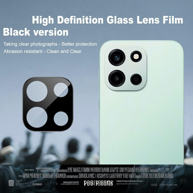 Захисне скло на камеру IMAK Black Glass Lens для OnePlus Nord 6 - Black: фото 2 з 7