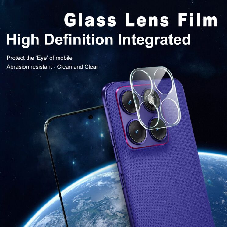 Защитное стекло на камеру IMAK Integrated Lens Protector для Motorola Edge 70 Fusion: фото 2 из 7